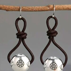 Elegant Black and Silver Earrings